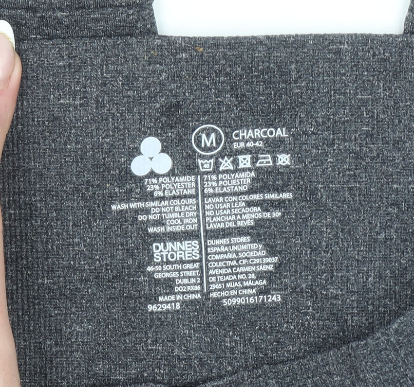 Dunnes Stores Women’s Grey Biker Activewear Shorts Medium