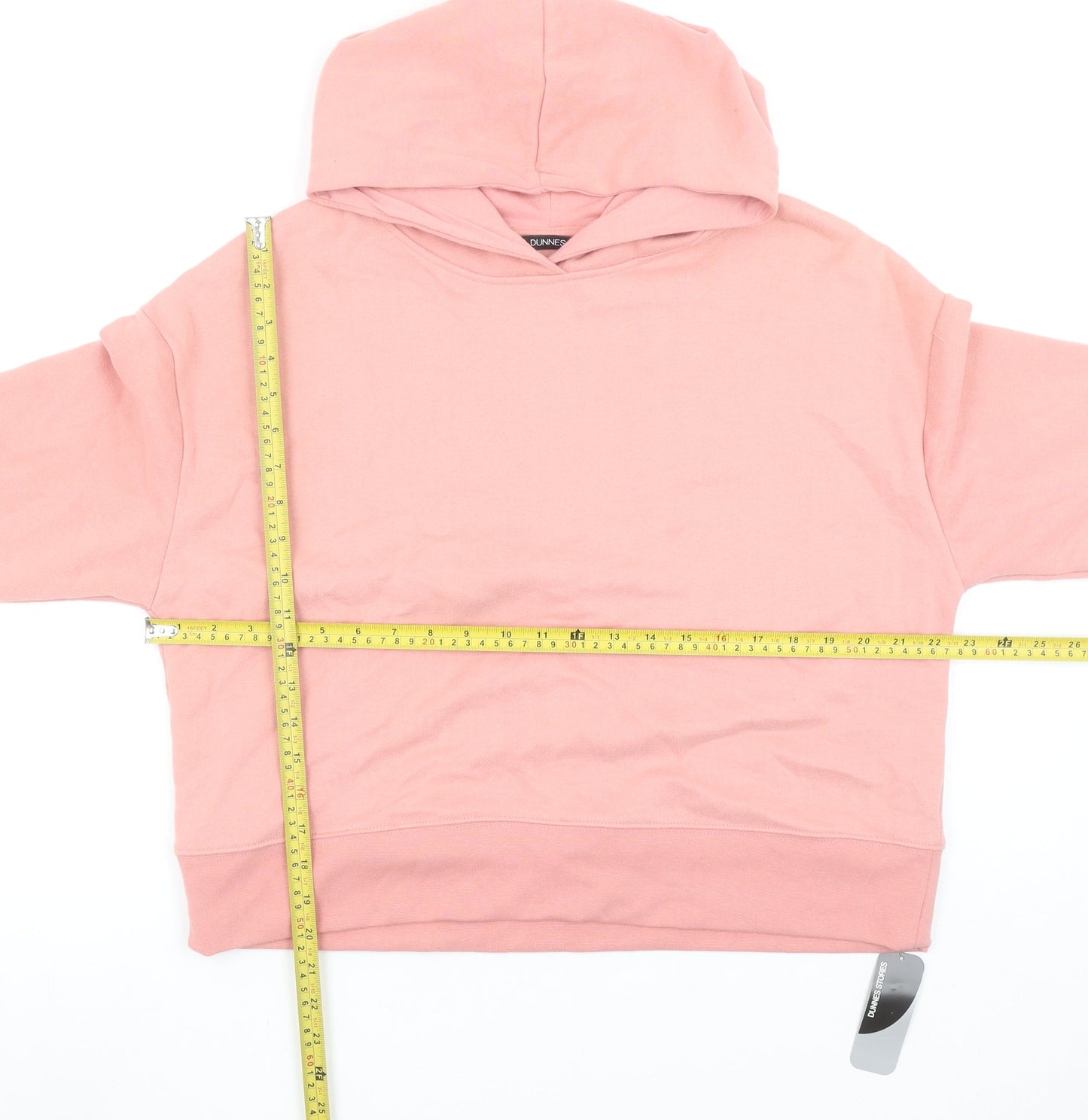 Womens UK Size M Dunnes Pink Pullover Hoodie