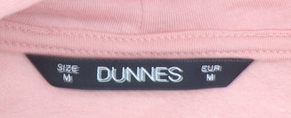 Womens UK Size M Dunnes Pink Pullover Hoodie