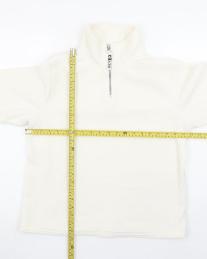 Womens UK Size 10/12 Active Ivory Pullover Sweatshirt