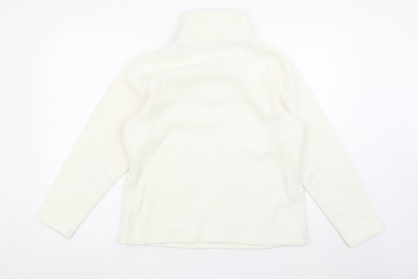 Womens UK Size 10/12 Active Ivory Pullover Sweatshirt