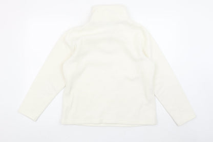 Womens UK Size 10/12 Active Ivory Pullover Sweatshirt