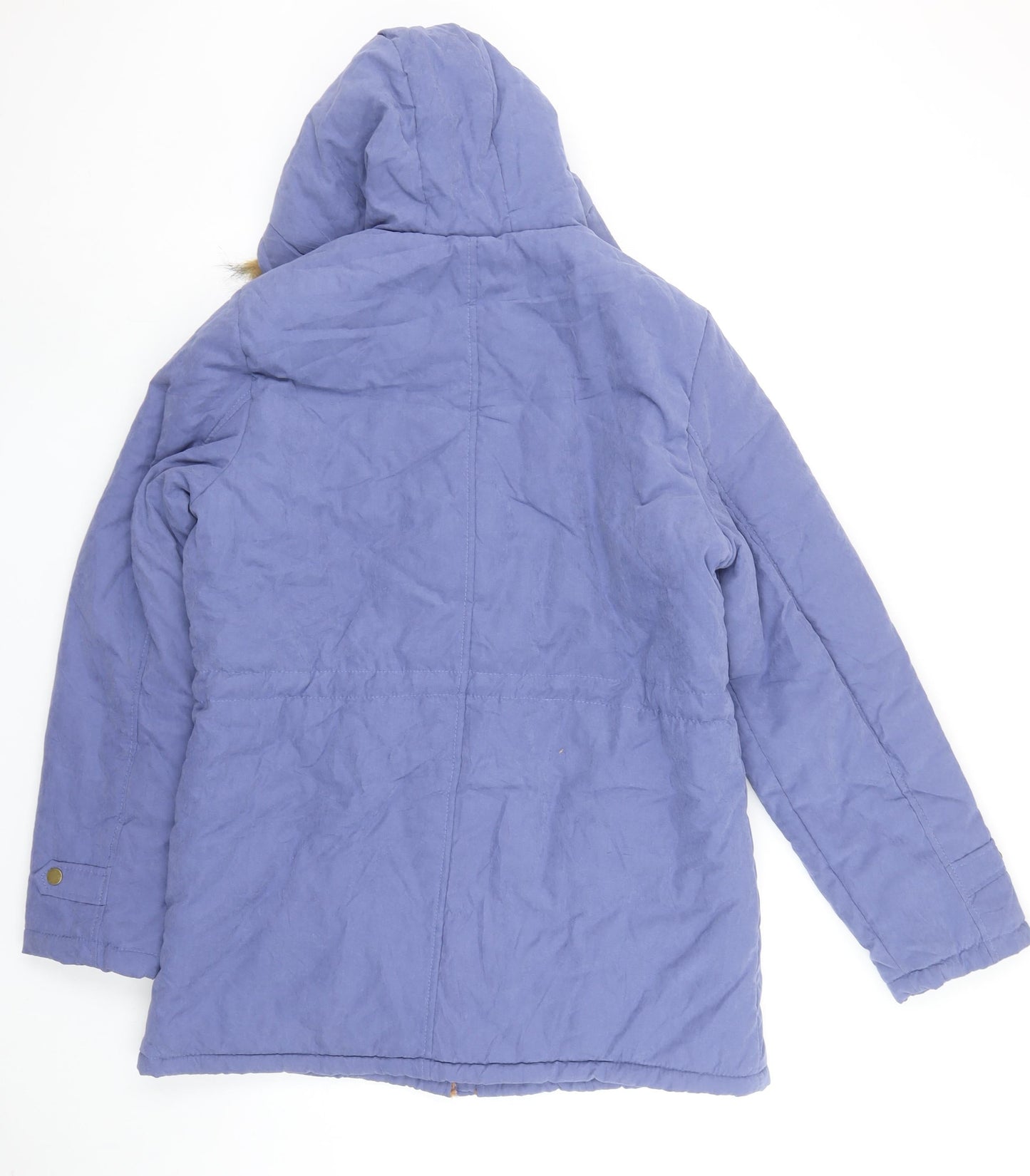 Womens UK Size 2XL Fengzhiyuan Blue Parka Coat
