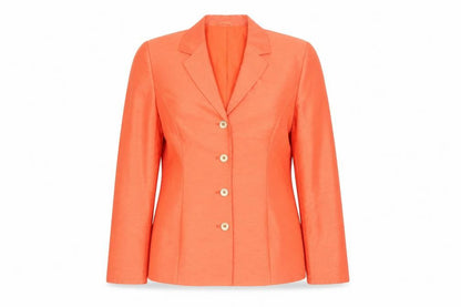 Womens UK Size 12 Steilmann Regular Orange Suit Jacket
