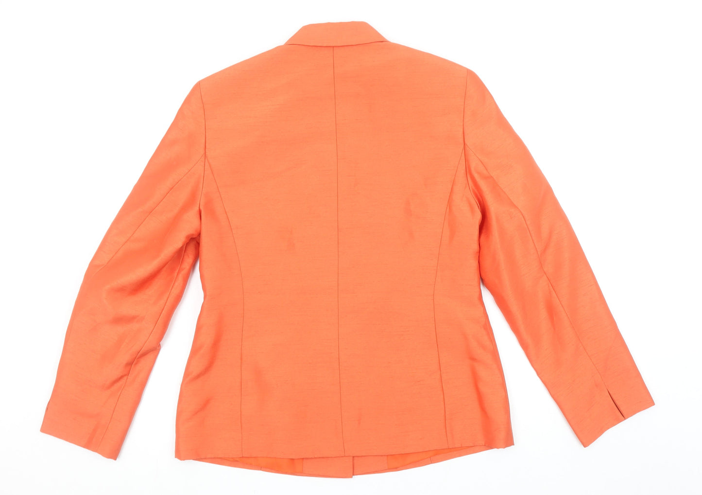 Womens UK Size 12 Steilmann Regular Orange Suit Jacket