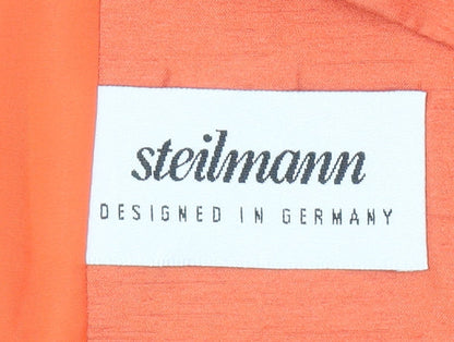Womens UK Size 12 Steilmann Regular Orange Suit Jacket