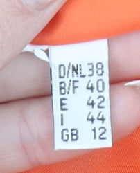 Womens UK Size 12 Steilmann Regular Orange Suit Jacket
