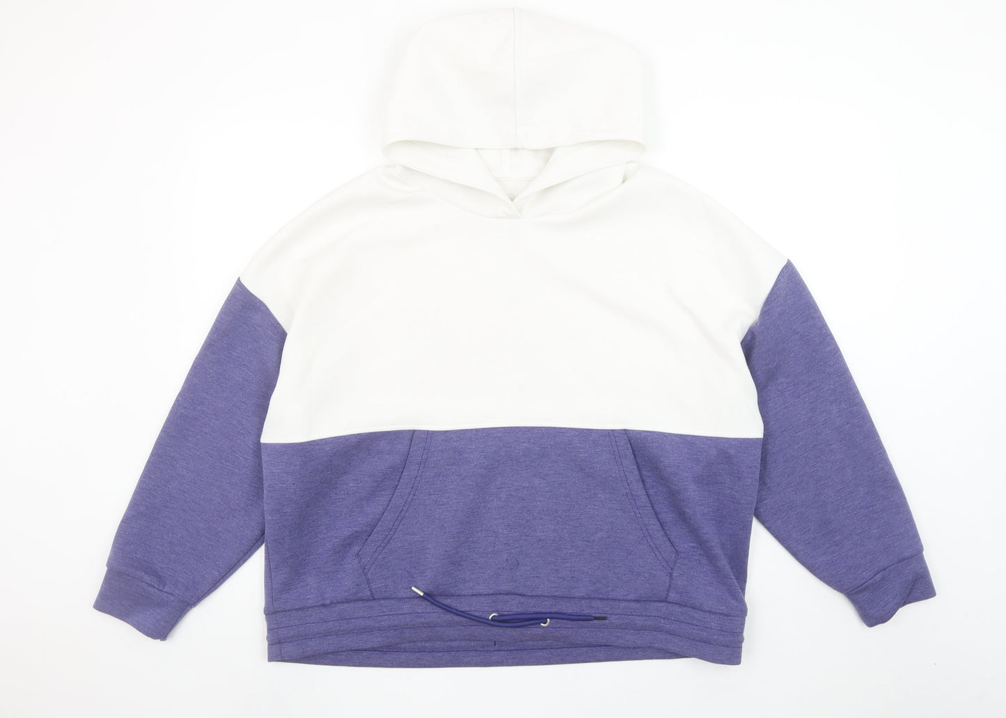 Womens UK Size L Dunnes Stores Multicoloured Pullover Hoodie