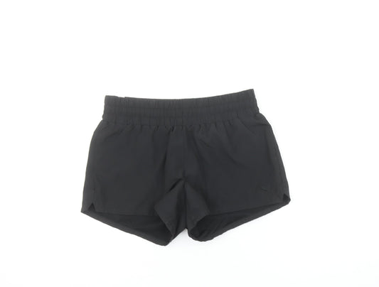 Puma Women's Black Size 8 Running Gym Activewear Shorts