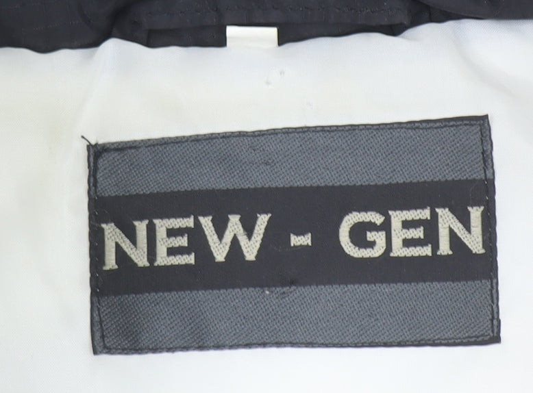 Mens UK Size S NEW-GEN Black Puffer Jacket