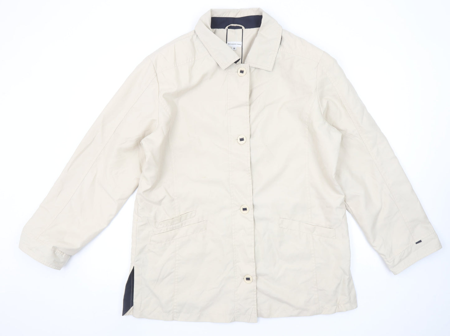 Womens UK Size 16 YS Collection Beige Basic Jacket