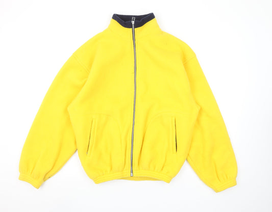 Womens UK Size S Antartex Yellow Fleece Jacket