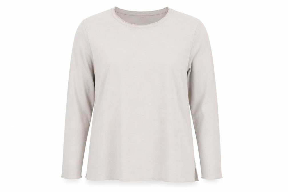 Womens UK Size XL Zara Beige Basic T-Shirt