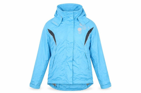 Womens UK Size 10/12 Crivit Blue Rain Coat