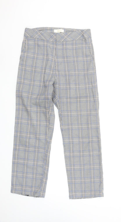 Womens UK Size S JCL Regular Fit Business Casual Workwear Grey Trousers