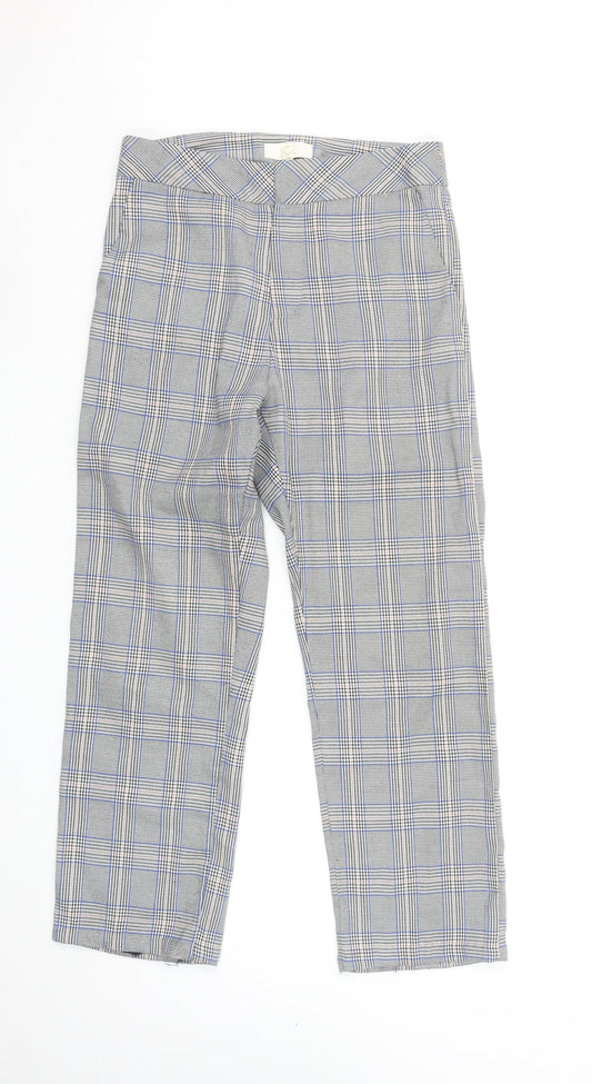 Womens UK Size S JCL Regular Fit Business Casual Workwear Grey Trousers