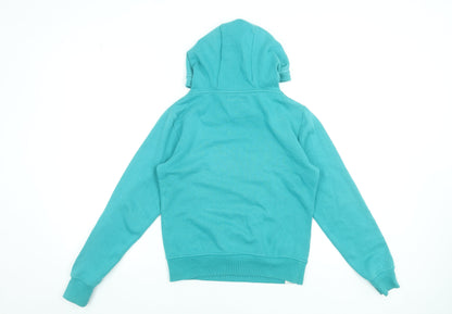 Girls UK Size L Henleys Blue Pullover Hoodie