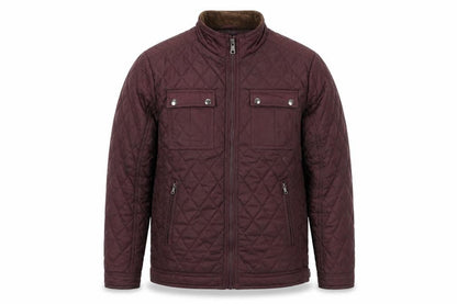 Mens UK Size L St. Bernard for Dunnes Stores Brown Quilted Coat
