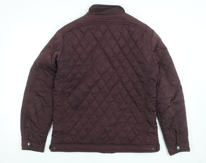 Mens UK Size L St. Bernard for Dunnes Stores Brown Quilted Coat