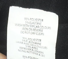 Boohoo Womens Black Off Shoulder Ribbed Bodysuit UK 12