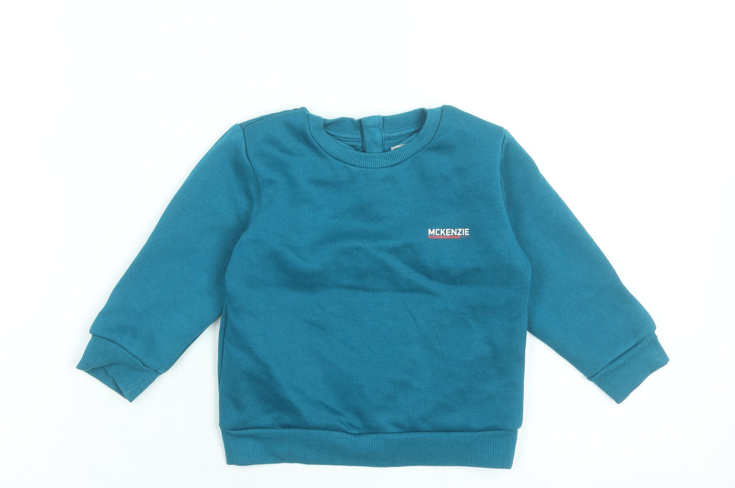 McKenzie Blue Long Sleeve Pullover T-Shirt 18-24 Months Unisex Classic