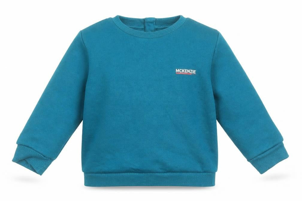 McKenzie Blue Long Sleeve Pullover T-Shirt 18-24 Months Unisex Classic