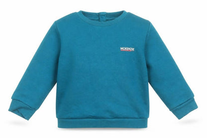 McKenzie Blue Long Sleeve Pullover T-Shirt 18-24 Months Unisex Classic