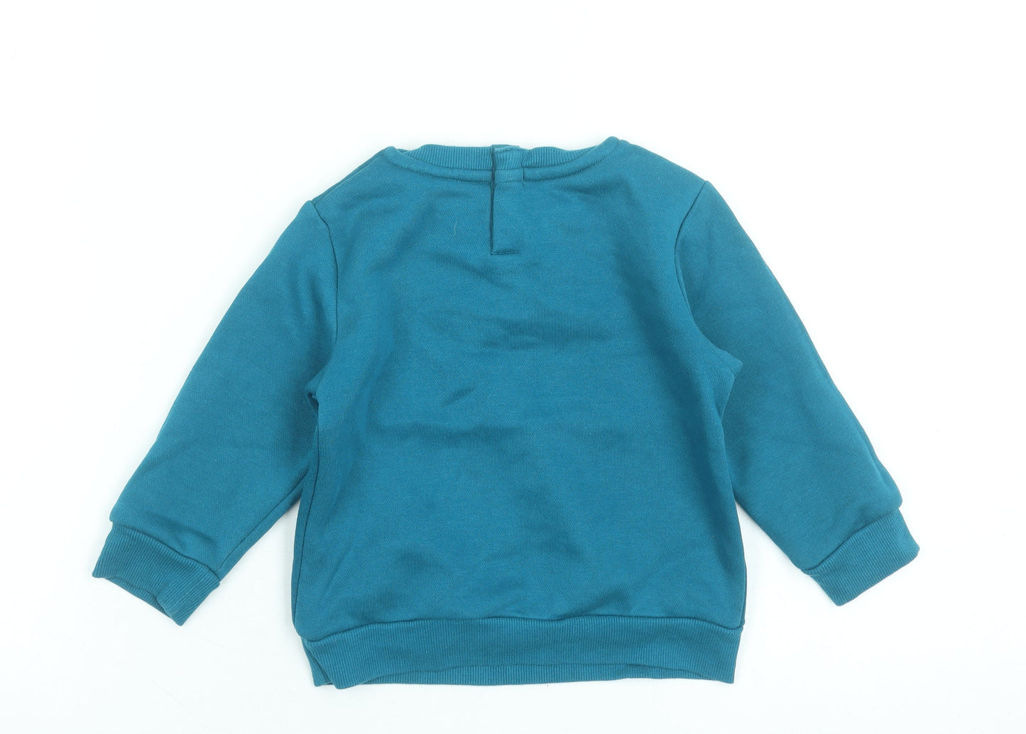 McKenzie Blue Long Sleeve Pullover T-Shirt 18-24 Months Unisex Classic