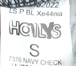 Womens UK Size S Hailys Blue Basic Button-Up