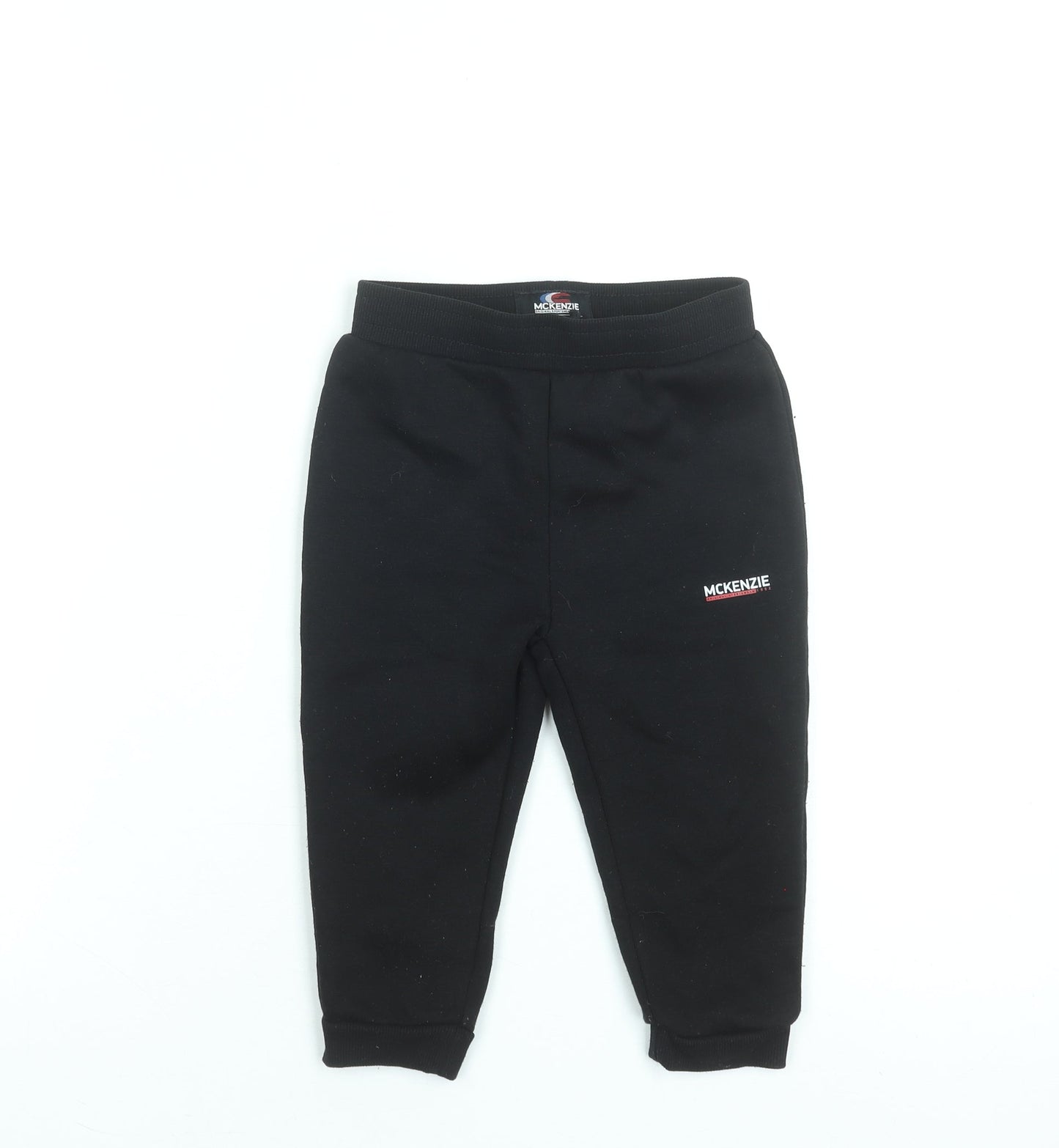 McKenzie Unisex Baby Black Jogger Sweatpants 18-24 Months Casual Fleece