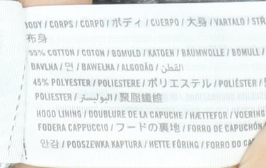 Hollister Womens Grey Full Zip Hoodie Small Cotton Blend Casual