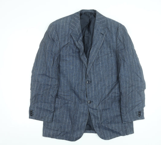 Mens UK Size 40 Cabano Regular Blue Suit Jacket
