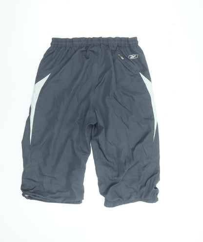 Reebok Women’s Grey Track Pants M Lightweight Activewear Trousers