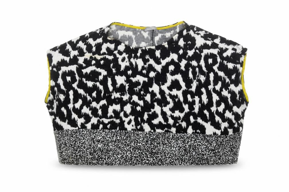 Womens UK Size M Zara Black Cropped Blouse