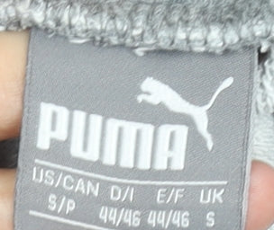 Puma Mens Grey Sweat Shorts S Regular Fit Elastic Waist Casual
