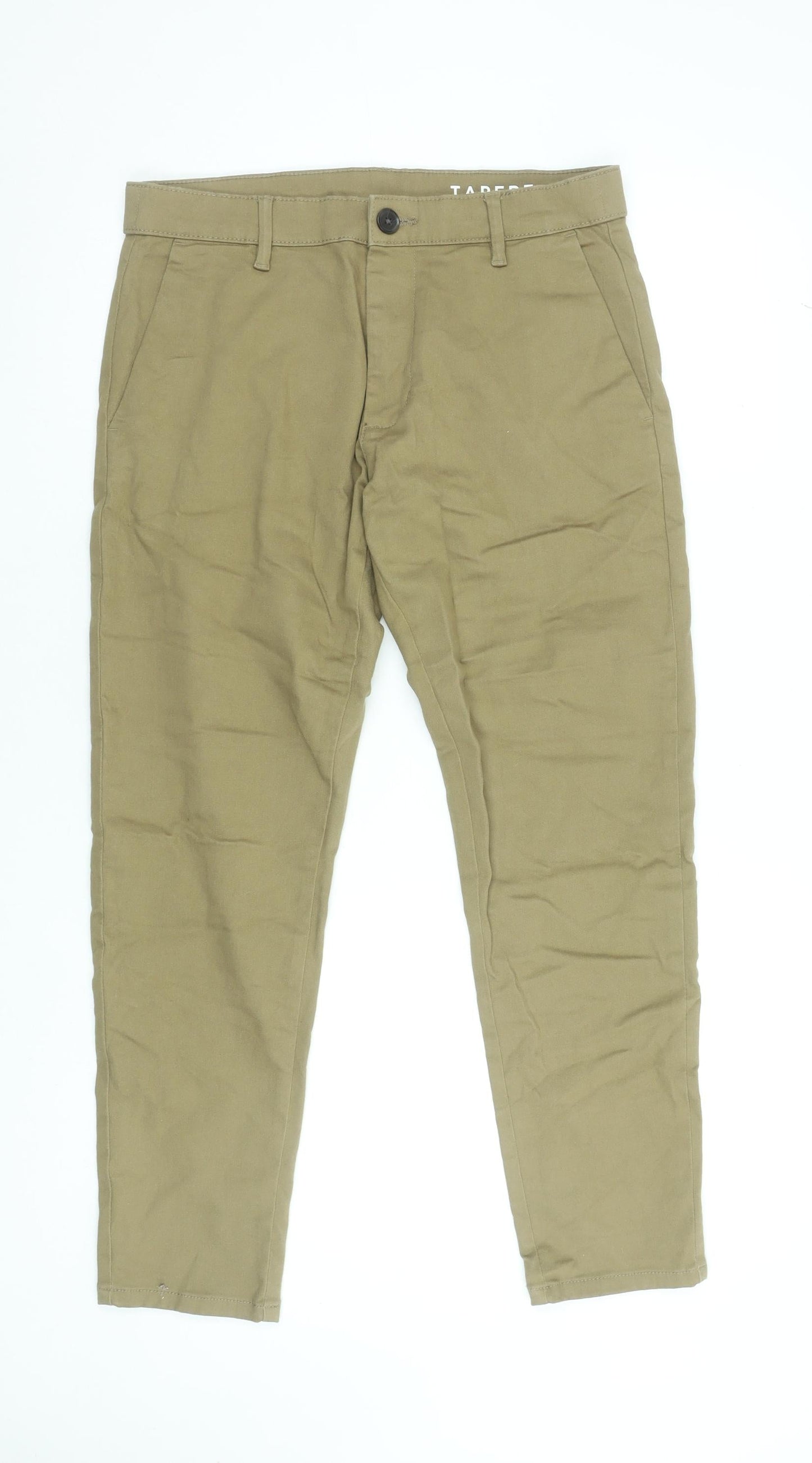 Dunnes Stores Men's Beige Tapered Jeans 32W 29L Regular Fit