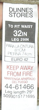 Dunnes Stores Men's Beige Tapered Jeans 32W 29L Regular Fit