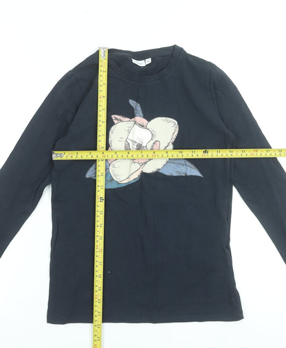 Girls UK Size 11-12 Years name it Black Basic T-Shirt
