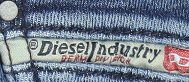 Diesel Mens Blue Slim Fit Denim Jeans Size 36 Skinny Style