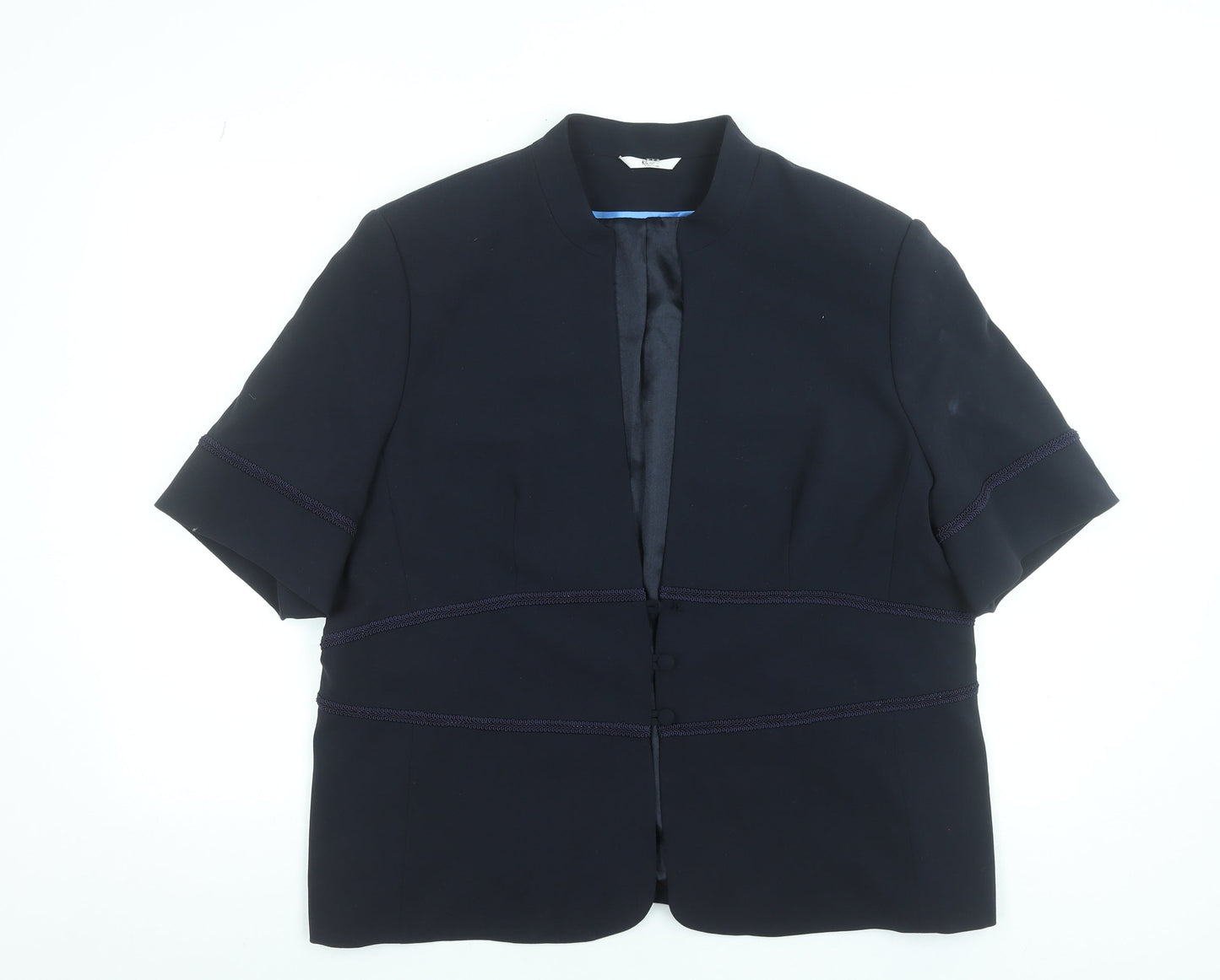 Womens UK Size 22 Klass Collection Black Basic Jacket