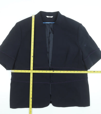 Womens UK Size 22 Klass Collection Black Basic Jacket