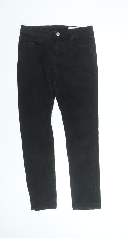 Denim Co. Men's Black Slim Fit Stretch Jeans W32 L32