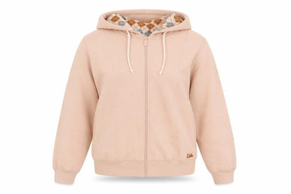 Womens UK Size M Madame Pink Full Zip Hoodie