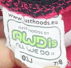 Girls UK Size 7-8 Years Awdis Pink Pullover Hoodie