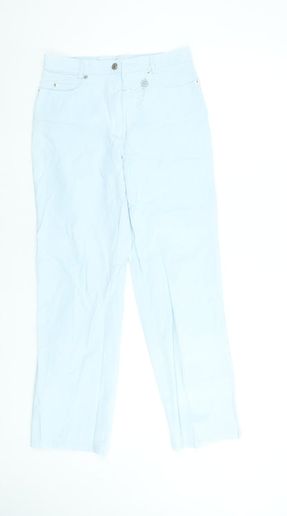 Womens UK Size 14 Lady Augusta Regular Fit Straight Blue Jeans