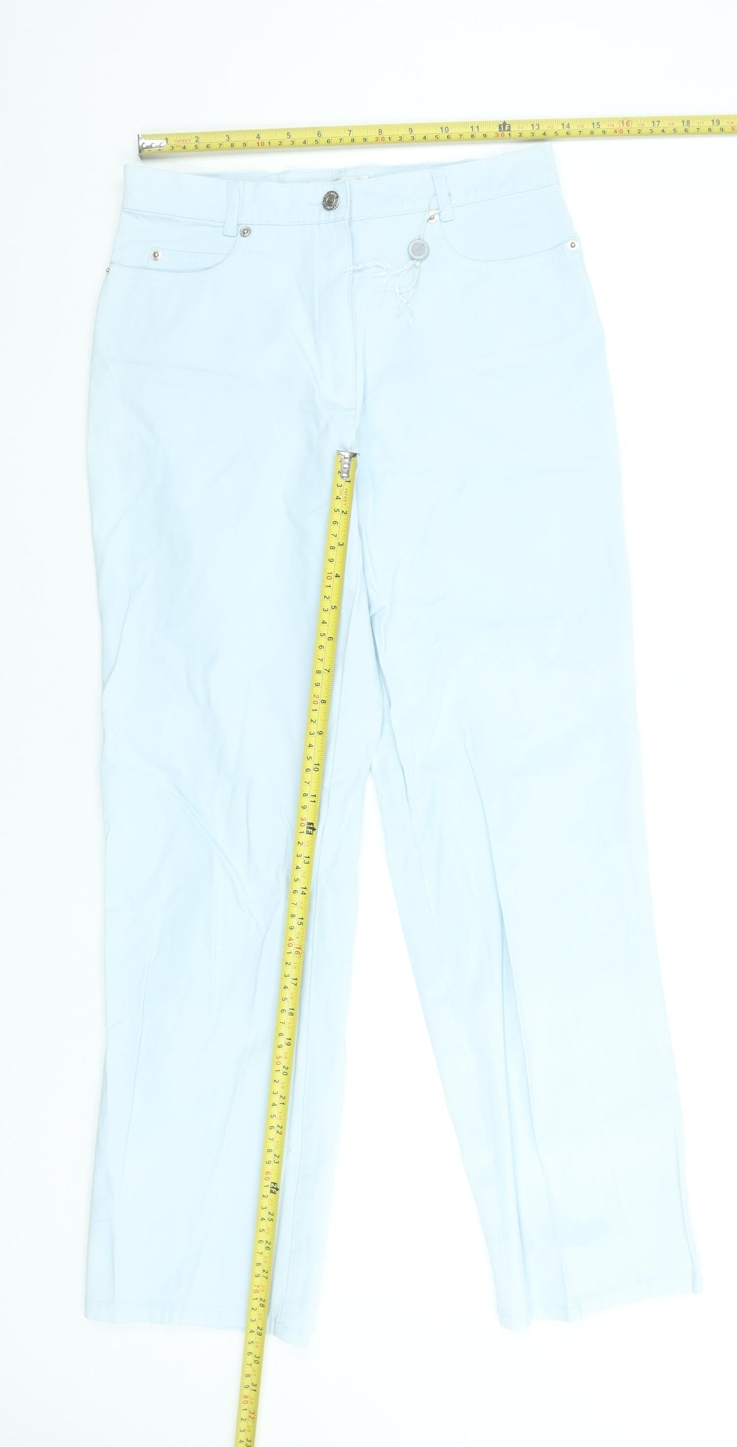 Womens UK Size 14 Lady Augusta Regular Fit Straight Blue Jeans