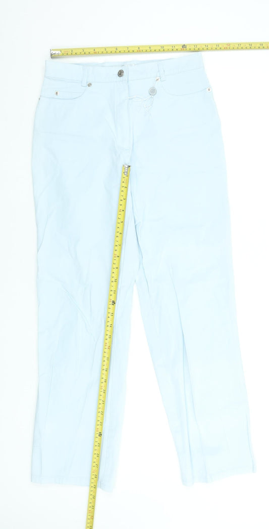 Womens UK Size 14 Lady Augusta Regular Fit Straight Blue Jeans