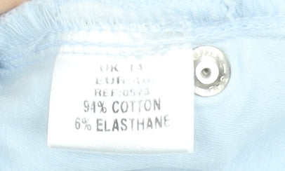 Womens UK Size 14 Lady Augusta Regular Fit Straight Blue Jeans