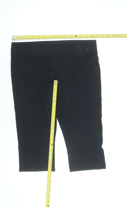 Womens UK Size 16 St. Bernard for Dunnes Slim Fit Capri Black Trousers