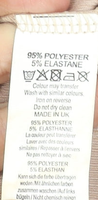 Pink Vanilla Women’s Beige One Shoulder Bodycon Dress Size 12